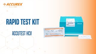 AccuTest HCV Rapid Card Test Kit  HCV test  Rapid Test  HCV Meaning  Accurex [upl. by Johnson]