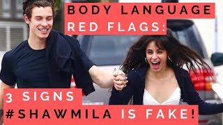 HOW TO READ BODY LANGUAGE 5 Signs Shawn Mendes amp Camila Cabellos PDA Romance Is FAKE [upl. by Groh]