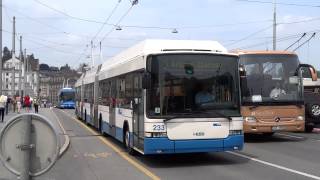 Double articulated trolleybus 233 [upl. by Reppiks639]