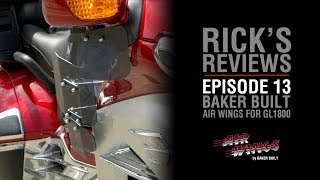 Baker Built Air Wings  Ricks Reviews Episode 13  Goldwing Parts amp Accessories  WingStuffcom [upl. by Tremaine960]