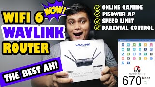 ANG GALING NAMAN NITONG WAVLINK WIFI 6 AX3000 DUAL BAND GIGABIT MESH ROUTERDAMING MAGAGAWA DITO [upl. by Siward]