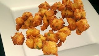 Cottage Cheese Fritters Recipe Video by Bhavna  Paneer Pakodas [upl. by Orji]