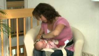 How to use a Manduca Baby Carrier with a Newborn Baby [upl. by Eliza]