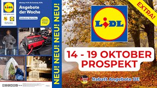 LİDL EXTRA Prospekte der Woche  Rabatt Angebote DE  14 Oktober  19 Oktober Prospekt [upl. by Gennifer415]