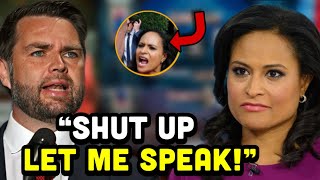 Kristen Welker NBC Host LOSES IT After She Repeatedly INSULTS JD Vance On Live TV [upl. by Yrrej]