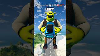 Cars VS Giant Shrek 🚗  BeamNGdrive beamngdrive beamngcrash gaming [upl. by Trebreh593]