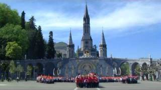 Lourdes 2011  Jeunes des écoles marianistes France le pèlerinage [upl. by Haleigh]