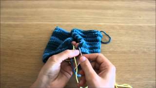 Curso de trico  Querido tricot Costura lateral side seams [upl. by Shanie]