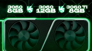 3060 8GB x 3060 12GB X 3060 TI 8GB Qual escolher 🤔 [upl. by Ymiaj]