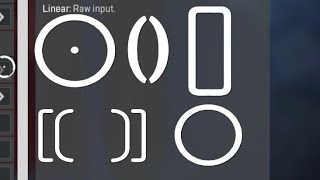 The Aim Assist Shapes of Default Curves  Apex Legends Settings [upl. by Ahsilat]