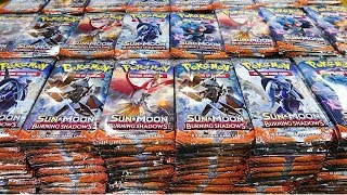 Burning Shadows 1000 Booster Pack Pokemon Opening [upl. by Ayotyal509]