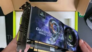 Unbox NVIDIA GeForce XFX 9800 GTX 🤩 [upl. by Eila]