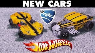 Rocket League  New Hot Wheels Cars Gameplay Twin Mill III amp Bone Shaker [upl. by Anaujnas485]