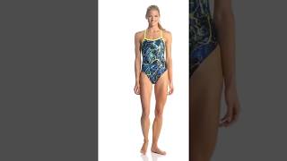 Funkita Womens Midnight Marble Strapped In One Piece Swimsuit  SwimOutletcom [upl. by Yerrok976]