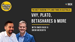 Best Australian dividend income ETFs amp funds VHY Plato BetaShares amp more [upl. by Adyeren]