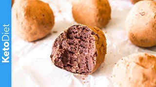 3 Ingredient Keto Chocolate Truffles [upl. by Elisabet775]