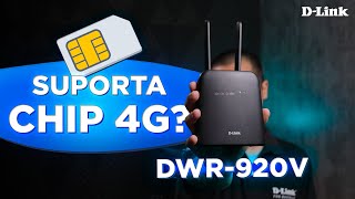 ROTEADOR com entrada para CHIP 3G ou 4G DWR920V [upl. by Sesilu]