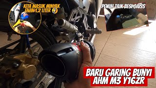 BUANG SILENCER AHM M3 LAGI SYAHDU 🚀🚀  Roadtax Y16ZR BAPAK MAHAL 🤣 [upl. by Yspyg]