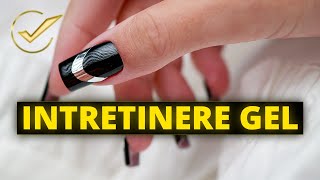 Intretinere unghii cu gel  Forma patrata  Tutorial [upl. by Eerahs363]