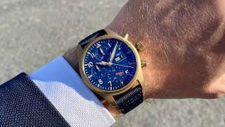 IWC Pilot Chronograph 41 mm bronze [upl. by Aicelf]