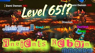 Ancients Reborn MMORPG  First to solo lvl 60  New Mob New Drops [upl. by Mukund]