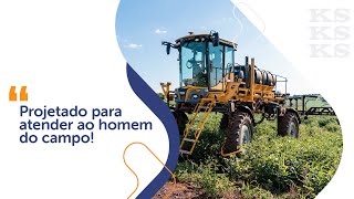 PULVERIZAÇÃO DA SOJA com Autopropelido KS Starker 2300  Agricultura de precisão 🌾👨‍🌾 [upl. by Hellah]