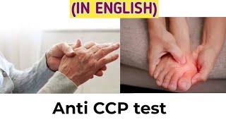 Anti CCP testAnticyclic citrullinated peptide testMore accurate test for rehumatoid arthritis [upl. by Tereve]