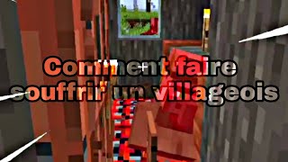 Comment faire souffrir un villageois sur Minecraft  Shorts [upl. by Kemp]