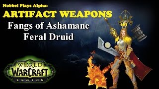 Fangs of Ashamane  Druid Artifact  Legion Alpha LORE SPOILERS [upl. by Moffat90]