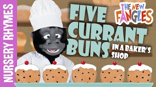 5 currant buns  counting song for toddlers and preschoolers  nursery rhymes [upl. by August]