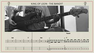 Kings Of Leon  The Bandit Bass cover with tabs [upl. by Marozik183]