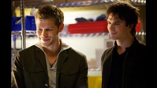 The Vampire Diaries All Klaus and Damon Scenes Together [upl. by Lilly886]