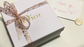 Unboxing Dior Beauty Gift With Purchase [upl. by Atnuhs848]