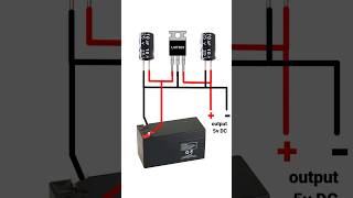 12v to 5v convert 7805 MOSFET projectshorts 7805 [upl. by Pepe]