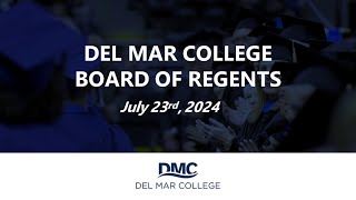 DMC Board of Regents Called Meeting 72324 [upl. by Akinas]