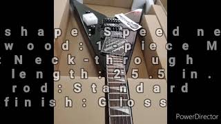 Fragile Tones Unboxing Jackson KVXMG King V X Series Black [upl. by Steffi723]