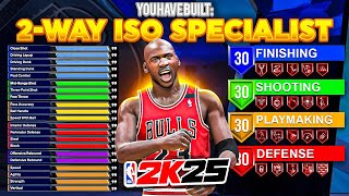 BEST TWO WAY ISO SPECIALIST BUILD on NBA 2K25  BEST PG BUILD 2K25 [upl. by Creigh]