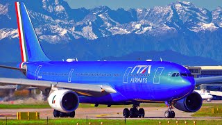 20 MINS LANDINGS amp TAKEOFFS at MXP  4K  Milan Malpensa Airport Plane Spotting Airside [upl. by Eleira]