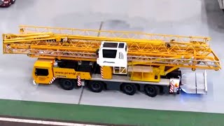 Awesome RC Liebherr MK80 Tallest Mobile Crane on Liebherr RoadShow [upl. by Trilby865]