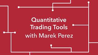 Getting Started in Quantitative Trading with QuantConnect with Marek Perez [upl. by Mcafee133]