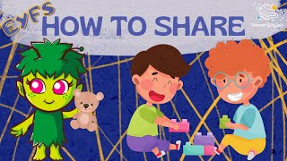 Lets Learn About Sharing  EYFS  Kindergarten Lessons [upl. by Sydel]