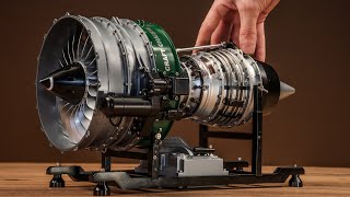 Building a Turbofan Twin Spool Engine Kit  Full Metal Electric Turbofan Aircraft Jet Engine Model [upl. by Jaela]