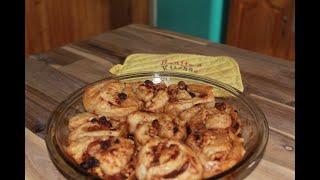 Cinnamon Blueberry Sticky Rolls  Traditional Newfoundland  Bonitas Kitchen [upl. by Oicnevuj80]