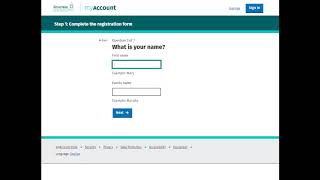 How to register for myAccount [upl. by Illyes650]