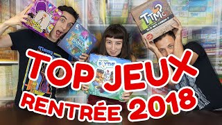 Les meilleurs jeux de société de la rentrée 2018 [upl. by Akimak]