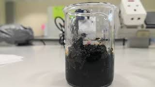 Chemistry Fun Making coal from sugar [upl. by Nadabas]