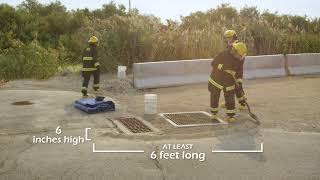 UFRA HazMat Operations Skill 13 • Constructing a Diversion Dike [upl. by Keyser]