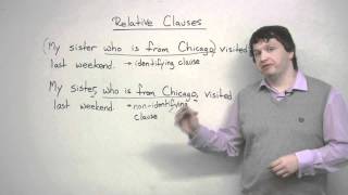 Writing  Relative Clauses overview [upl. by Gilbart]