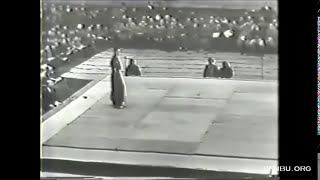 根岸流 NEGISHI RYU 1950  Nihon Kobudo Demonstration NHK [upl. by Ociral362]