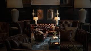 Dark And Moody Living Room Decoration Ideas livingroomdecor livingroomidea homelivingdecor [upl. by Medlin]